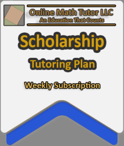 Scholarship [Weekly Tutoring Plan]